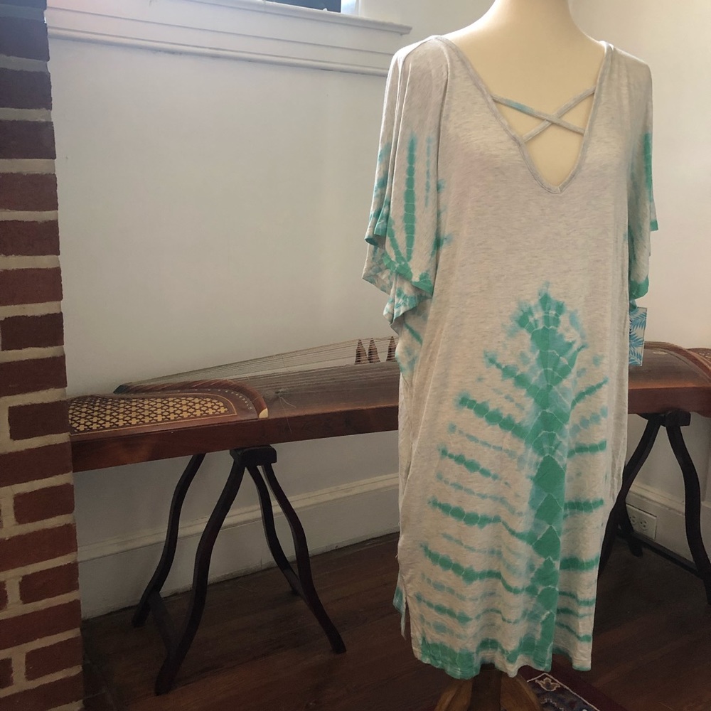 🖤🖤It has pockets! Jersey Knit Tie Dyed Dress